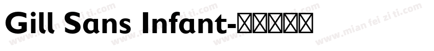 Gill Sans Infant字体转换